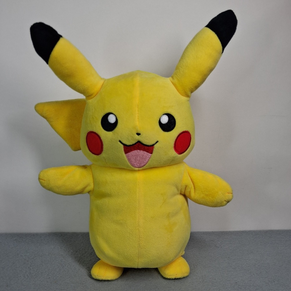 Pokemon Plush Pikachu Talking Interactive Toy 10" Yellow